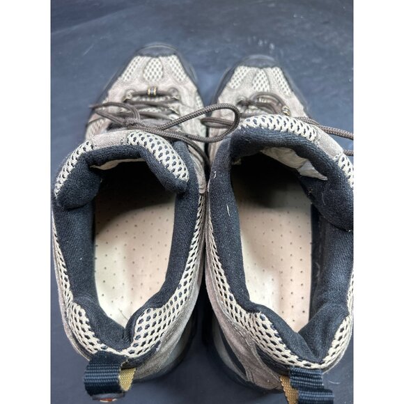 Merrell Mens Moab 2 Vent Hiking Shoes Brown/Black Mesh Suede Vibram Sole US 9 - Picture 7 of 9